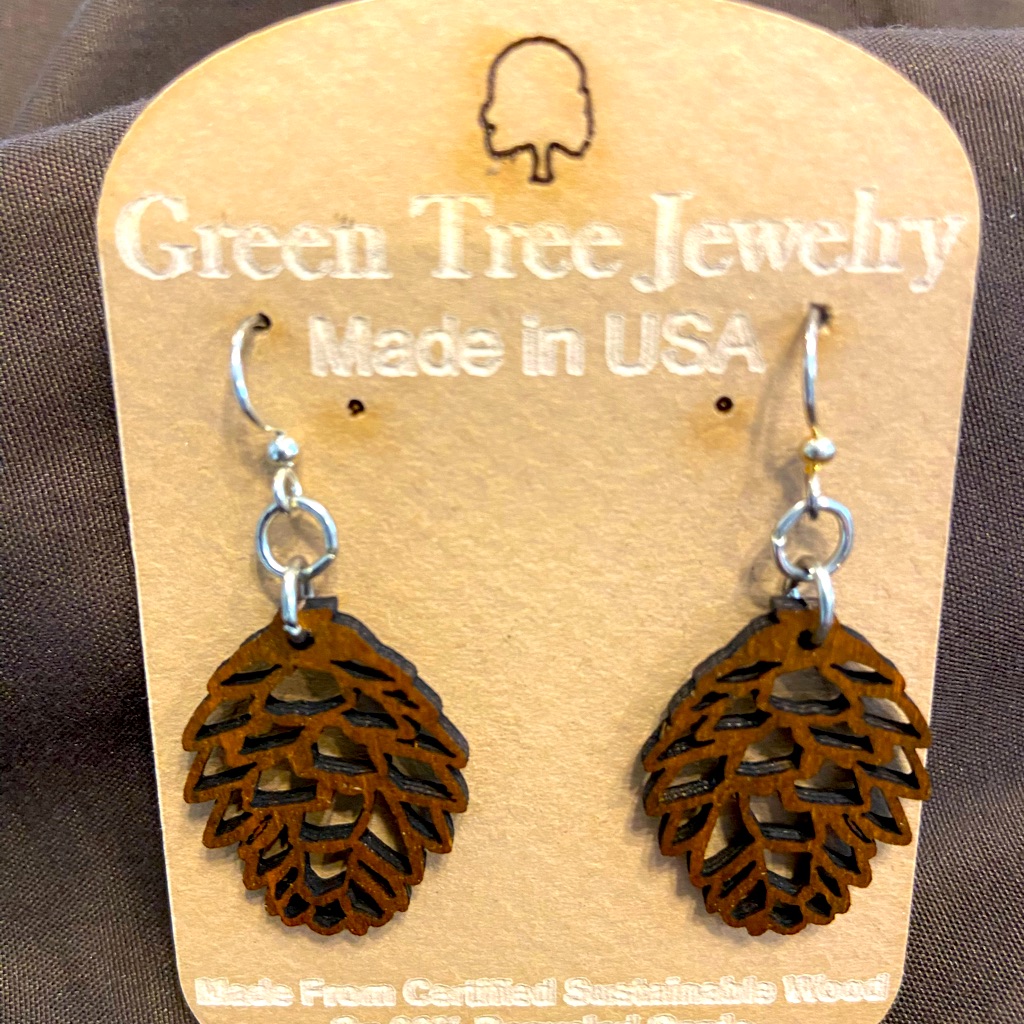 Pinecone Earrings